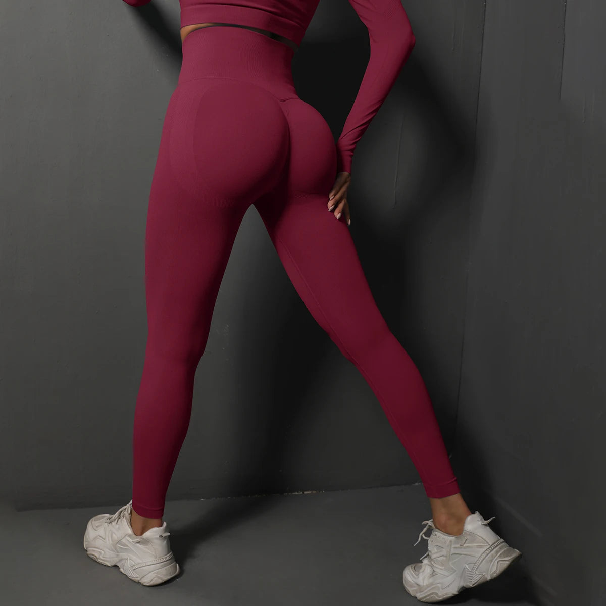 Women Yoga Leggings Hips Lifting Gym Leggings Seamless Sport Pants High Waist Fitness Leggings Workout Running Pants