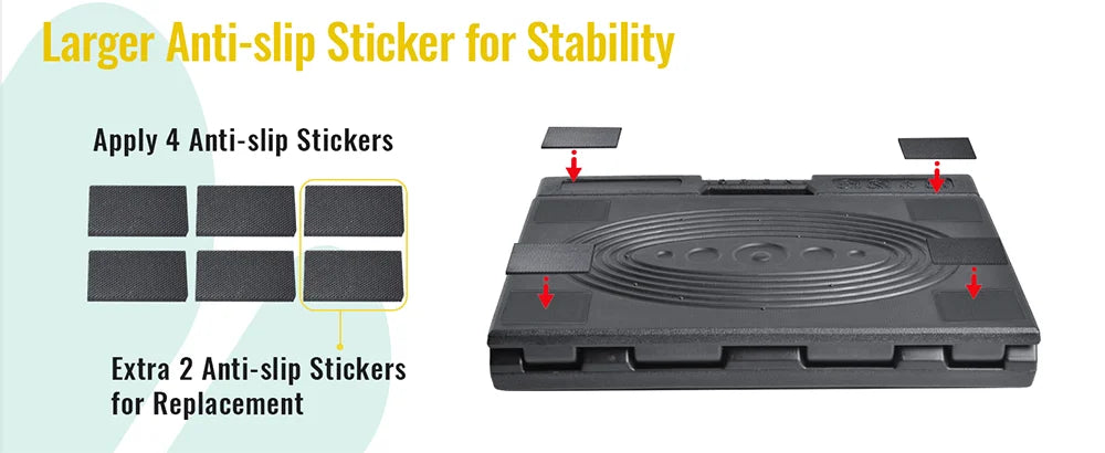 Ergonomic Adjustable Foot Rest for Under Desk Foldable Footrest with Removable Massage Beads Pad, Height & Angle Adjustable