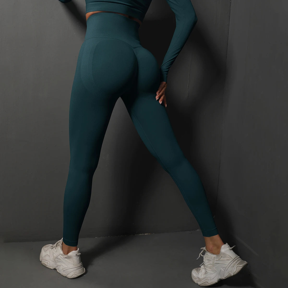 Women Yoga Leggings Hips Lifting Gym Leggings Seamless Sport Pants High Waist Fitness Leggings Workout Running Pants