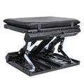Ergonomic Adjustable Foot Rest for Under Desk Foldable Footrest with Removable Massage Beads Pad, Height & Angle Adjustable