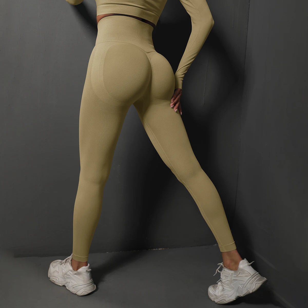 Women Yoga Leggings Hips Lifting Gym Leggings Seamless Sport Pants High Waist Fitness Leggings Workout Running Pants
