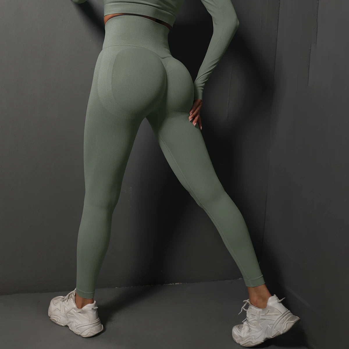 Women Yoga Leggings Hips Lifting Gym Leggings Seamless Sport Pants High Waist Fitness Leggings Workout Running Pants